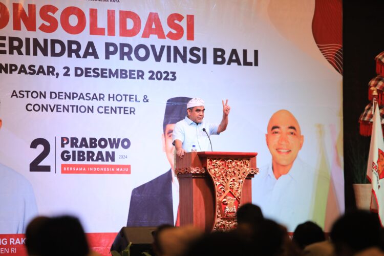 Di Hadapan Kader Gerindra Bali, Muzani: Perjuangan Kita Tidak Sendirian