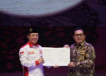 Hashim Djojohadikusumo dan Adhitya Yusma Perdana Resmi Lantik Srikandi Jaga Desa, Perkuat Peran Perempuan dalam Pembangunan Desa dan Kelurahan
